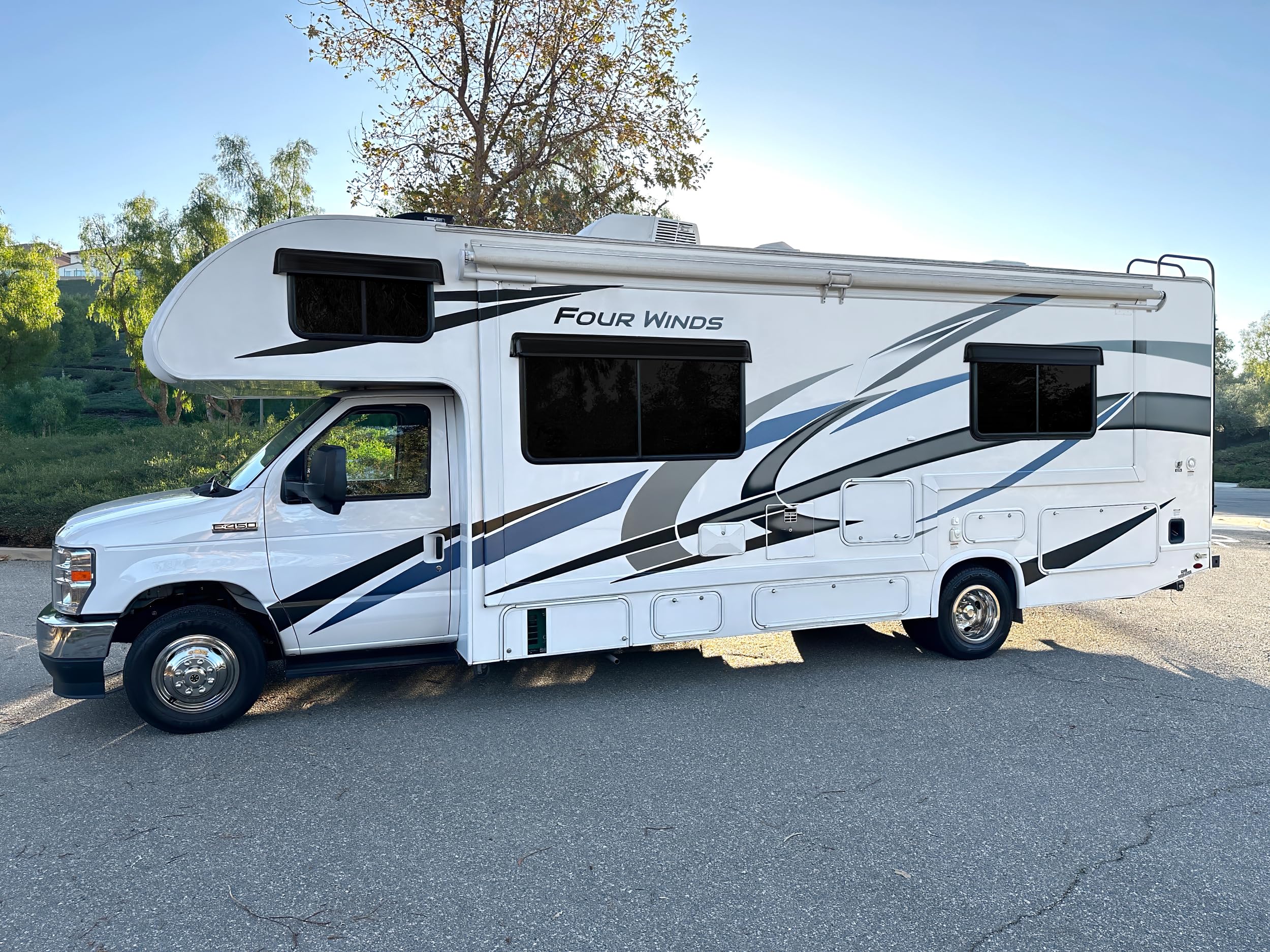 GT Styling RainBlade RV Window Deflector and Sun Visor (Fits 32-37 inch Wide Window) Smoke - Outdoor Depot