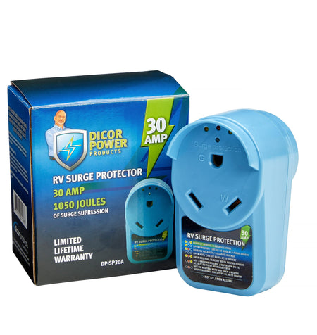 Dicor Dicor DP-SP30A 30 AMP Plug RV Surge Protector, 30 amp, 125 VAC Plug - Outdoor Depot