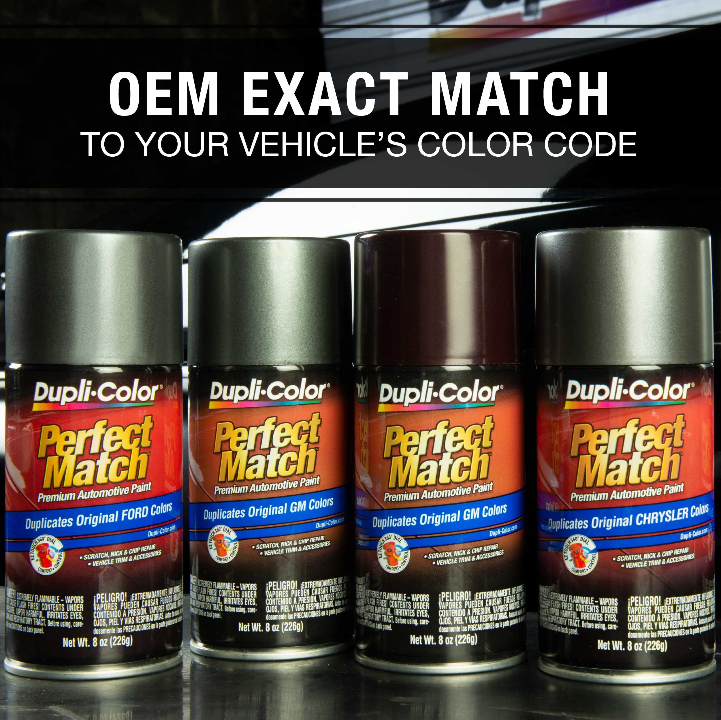 Dupli-Color Dupli-Color Perfect Match Premium Automotive Paint, Granite Crystal (M), 8 oz - Outdoor Depot