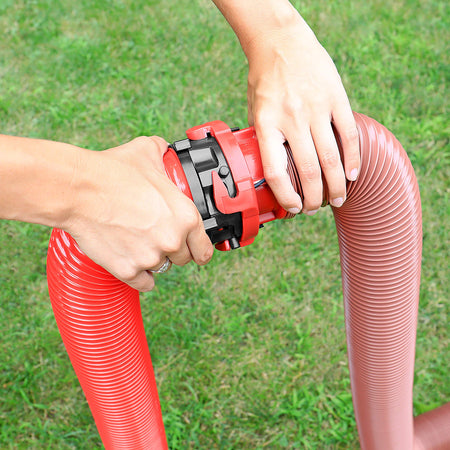 Valterra Valterra F02-3101 RV Drain Hose Connection EZ Coupler Valve Adapter , Red - Outdoor Depot