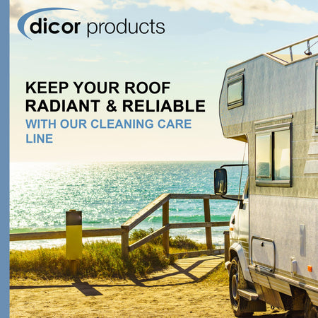 Dicor Dicor RP-RC320S Deep Cleaning Rubber RV Roof Cleanser Spray - White - 32 oz - Outdoor Depot