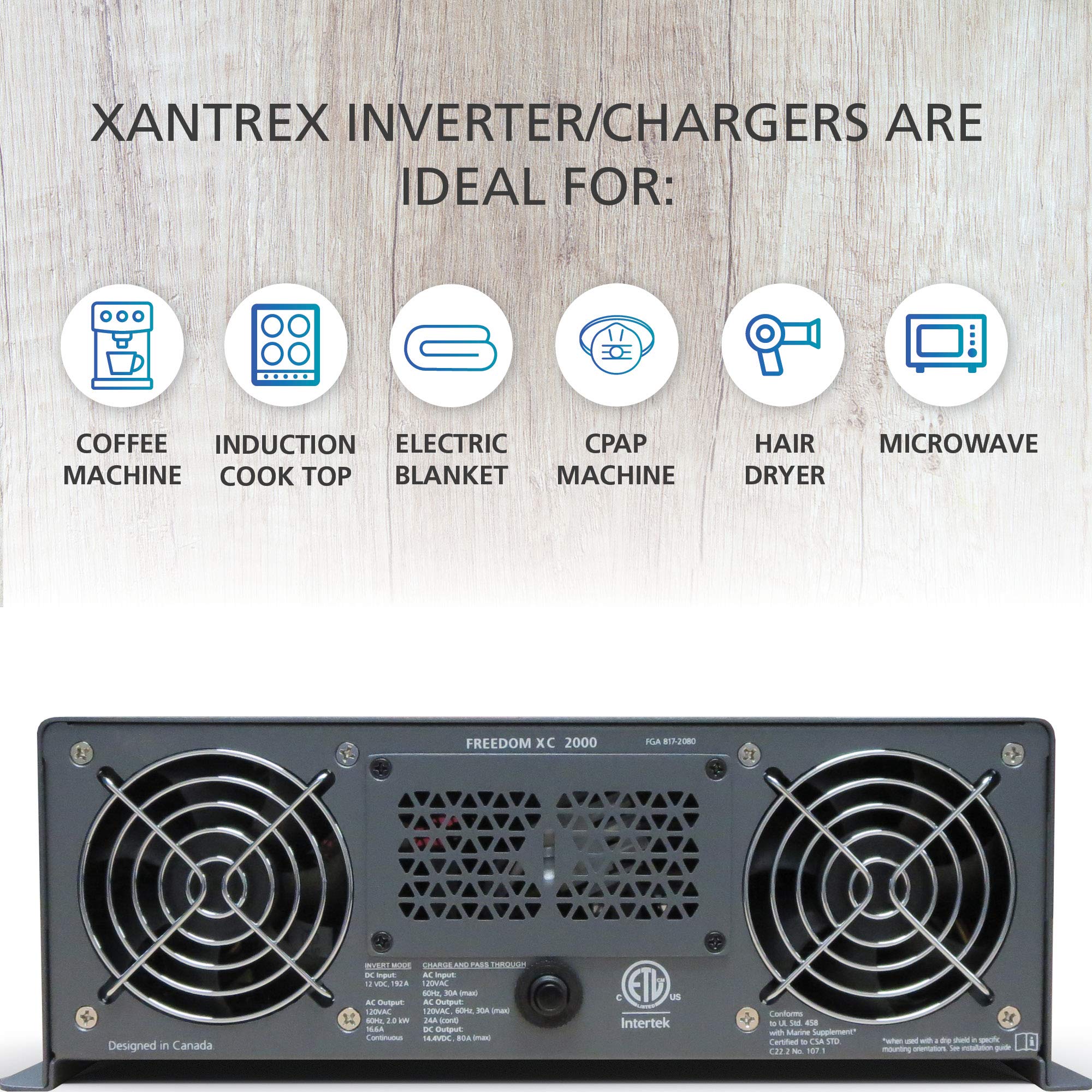 Xantrex Xantrex Freedom XC 2000 817-2080 Power Inverter - Outdoor Depot