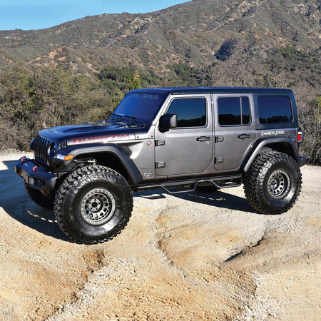 Westin Westin 20-14065 Outlaw Drop Nerf Bars fits 2018-2026 Wrangler JL Unlimited 4Door Textured Black Pair - Outdoor Depot