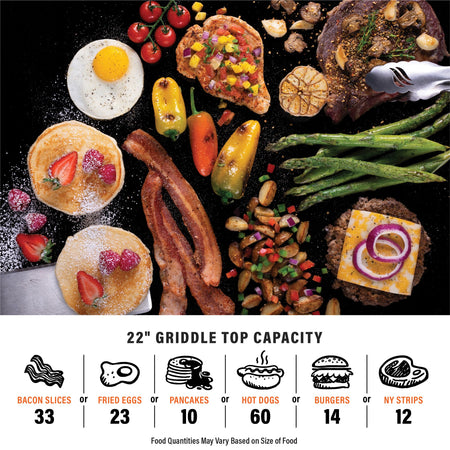 BLACKSTONE Blackstone 22-Inch Electric Griddle - 1600W Non Stick Ceramic Titanium Coated Stainless Steel - Outdoor Depot