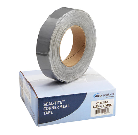 Dicor Dicor CS114B-1 Seal-Tite Corner Seal Tape - 1.25" x 50' - RV, Trailer, Motorhome Repair Tape - Outdoor Depot