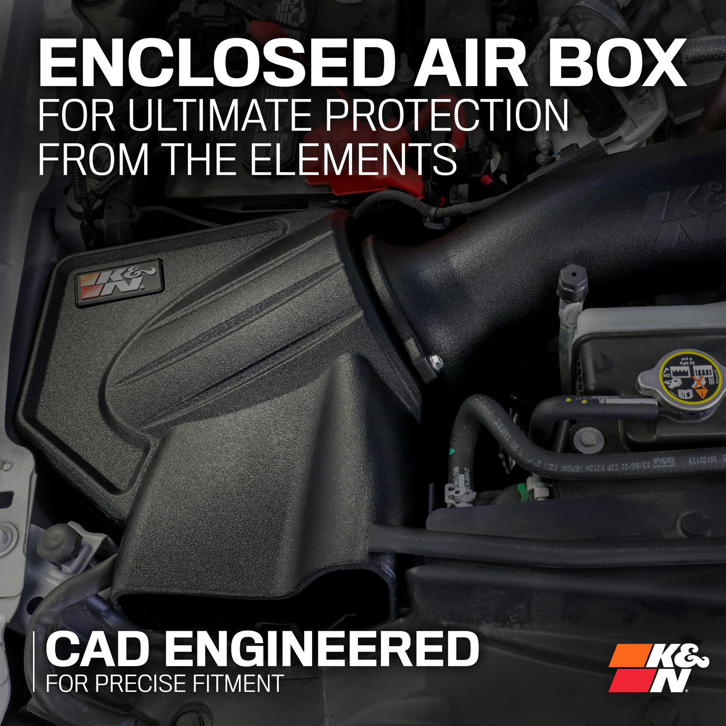 K&N K&N Cold Air Intake System: High-Flow Air Filter, Increase Performance & Towing: Compatible with - Outdoor Depot