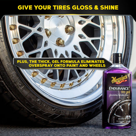Meguiar's Meguiar’s Endurance Tire Gel, G7516, Premium Tire Shine Gel for a Lasting Glossy Finish, Helps - Outdoor Depot