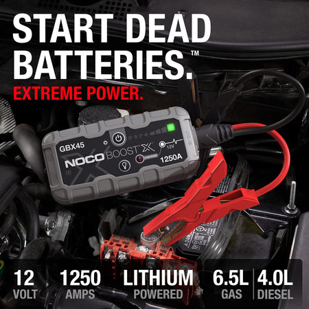 NOCO NOCO Boost X GBX45: 1250A UltraSafe Jump Starter – 12V Lithium Battery Booster Pack, Portable Jump Box, - Outdoor Depot