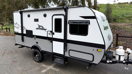 GT Styling RainBlade RV Window Deflector and Sun Visor (Fits 32-37 inch Wide Window) Smoke - Outdoor Depot