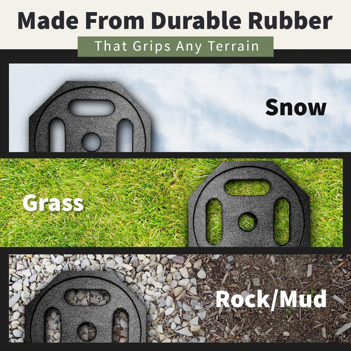 SnapPad SnapPad The Base Singles | RV Leveling Blocks, Adds 3/4" | 4.5 lbs & 1 1/8" | Must-Have Accessories - Outdoor Depot