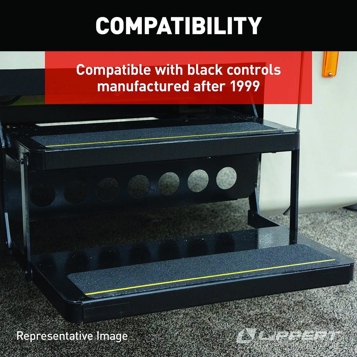 Kwikee Kwikee 369299 Magnetic Switch for 32 Series Step , Black - Outdoor Depot