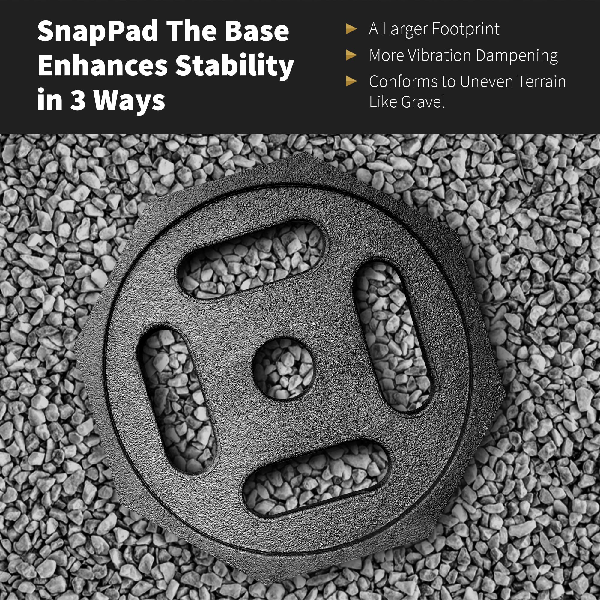 SnapPad SnapPad The Base Singles | RV Leveling Blocks, Adds 3/4" | 4.5 lbs & 1 1/8" | Must-Have Accessories - Outdoor Depot