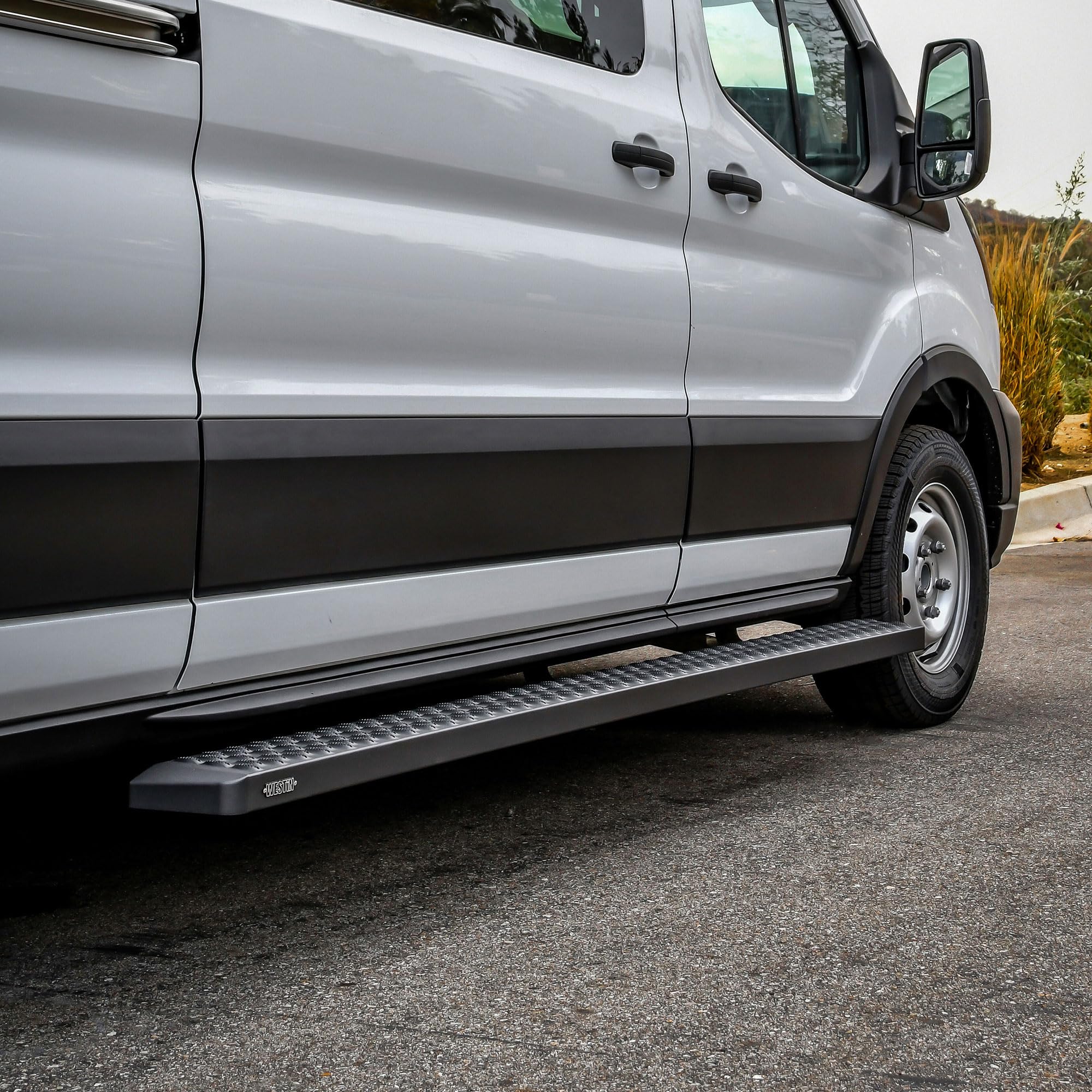 Westin Westin 27-80005 Grate Steps Running Boards fits 2015-2025 Transit Van 150 250 350 (46" Driver Side & - Outdoor Depot