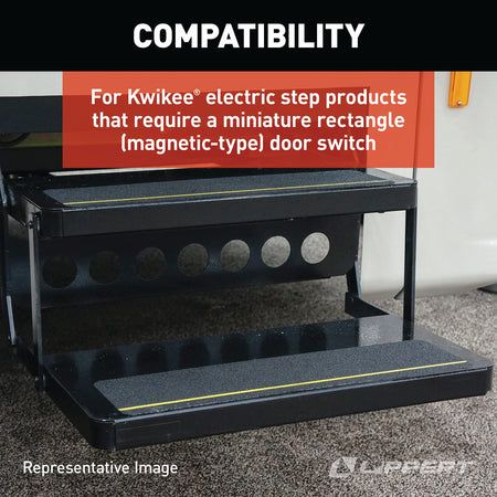 Kwikee Kwikee 369299 Magnetic Switch for 32 Series Step , Black - Outdoor Depot