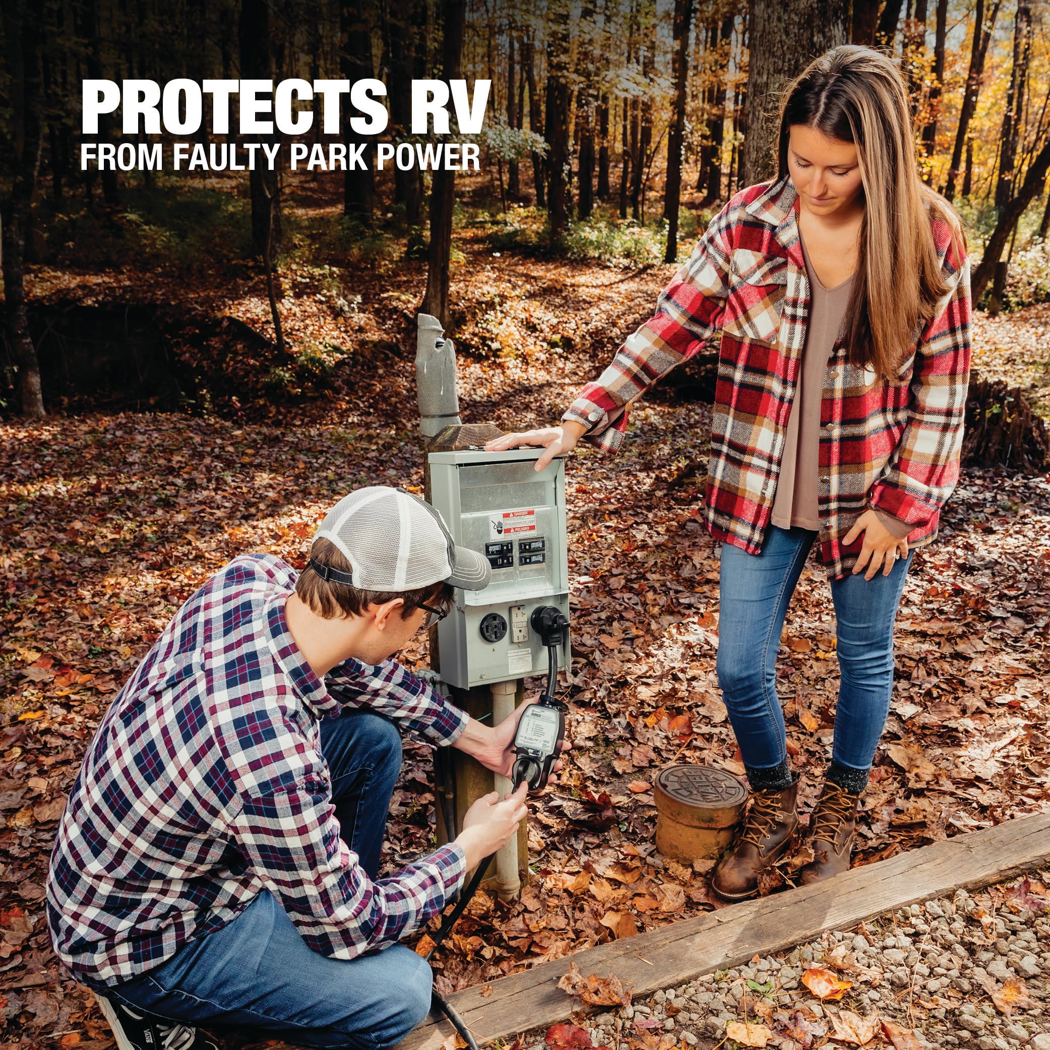Southwire Southwire Surge Guard 30 Amp Portable RV Surge Protector with Enhanced Diagnostics, 2100 Joules, - Outdoor Depot