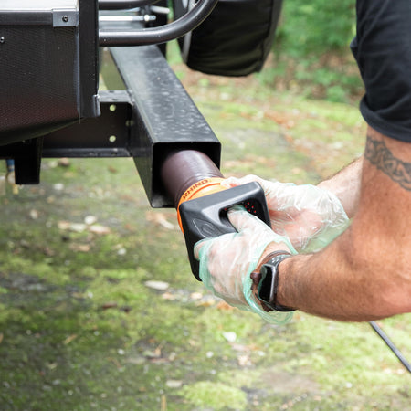 Camco Camco Magnetic Camper/RV Bumper Cap with Lug Fitting End | Features Small Holes to Increase Airflow - Outdoor Depot