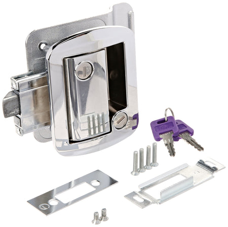 AP PRODUCTS 013-572 Chrome Global Travel Trailer Entrance Lock Set RV & Camper
