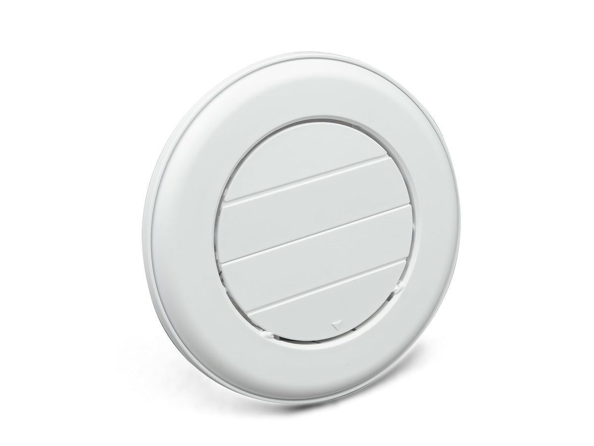 B&B MOLDERS 94270 CoolVent Adjustable Ceiling Vent, .25 Flange – White RV & Camper