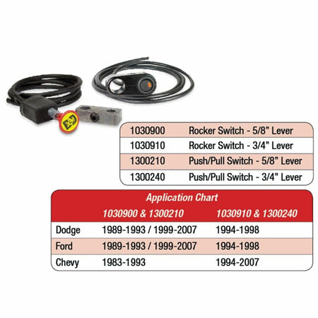 BD DIESEL 1300210 STICK SHIFTER SWITCH 3/4'