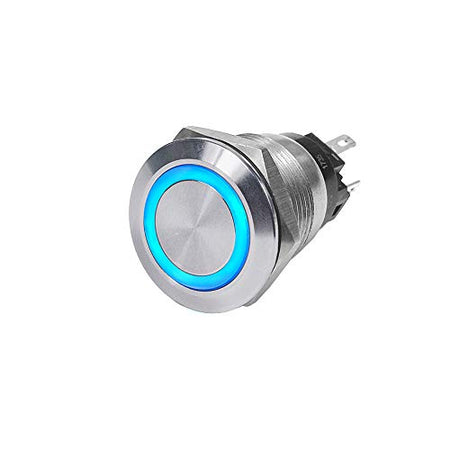 BLUE SEA 4160 Systems Switch Button 10A OFF-ON BLUE Towing & Hitches