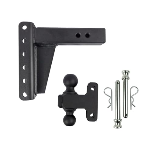 BULLETPROOF HD256 Hitches - 2.5 Adjustable Heavy Duty Trailer Hitch (22,000 lb. Ratin...