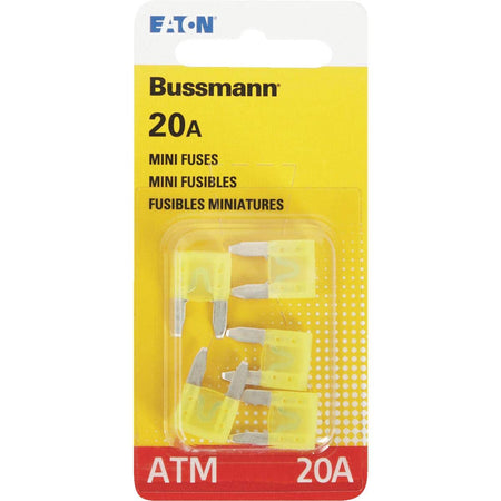 BUSSMANN BPATM20RP 5PK BP/ATM-20 FUSES