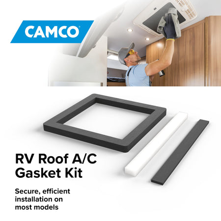 CAMCO 25071 14-Inch x 14-Inch Camper Roof A/C Gasket Kit - Features a Waterproo... RV & Camper