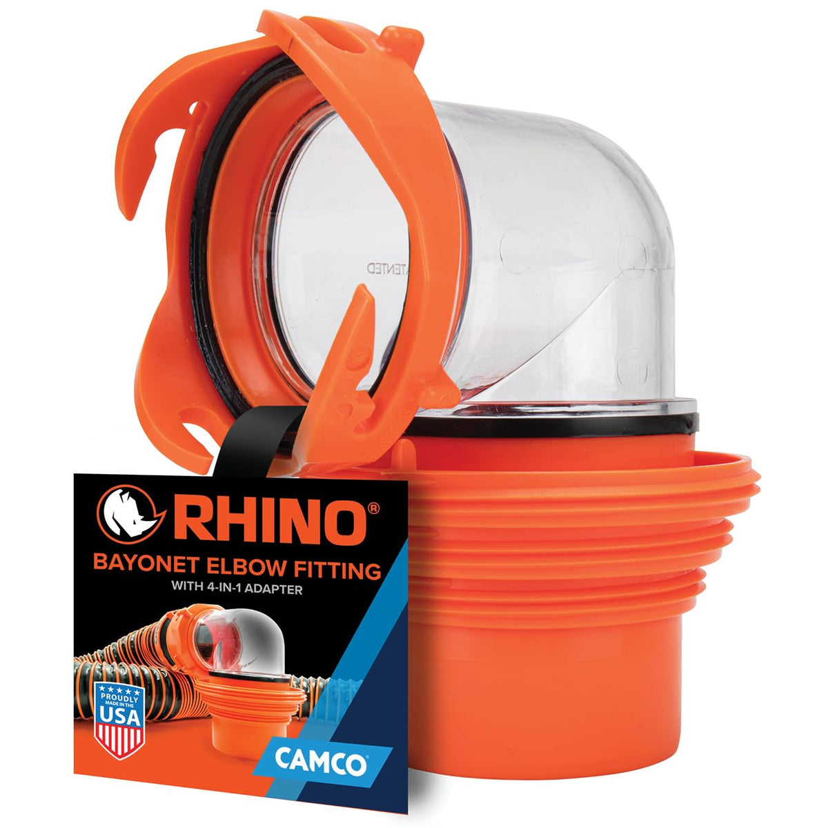 CAMCO 39736 RHINOFLEX ELBOW & 4N1 ADAPTER