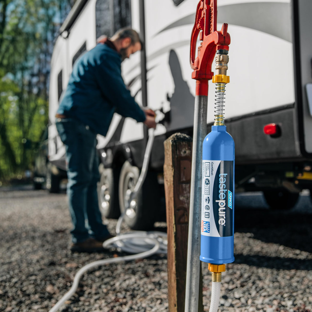 CAMCO 40019 Tastepure XL RV Water Filter - Reliable RV Inline Water Filter with... RV & Camper