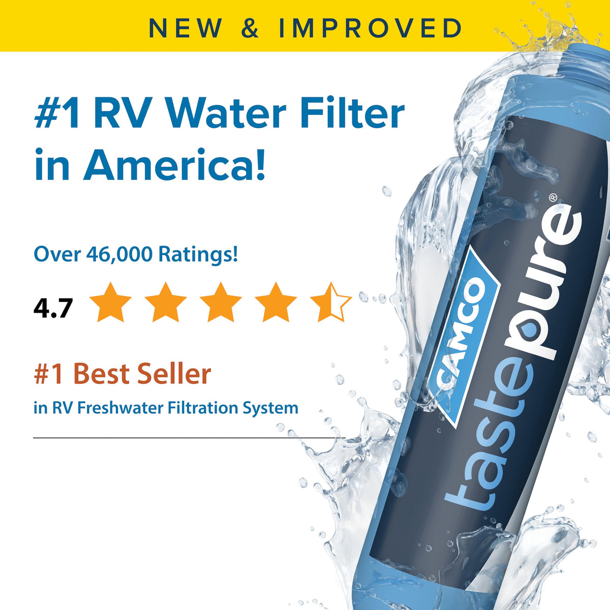 CAMCO 40043 WATERFILTERW/FLEXHOSEPROT