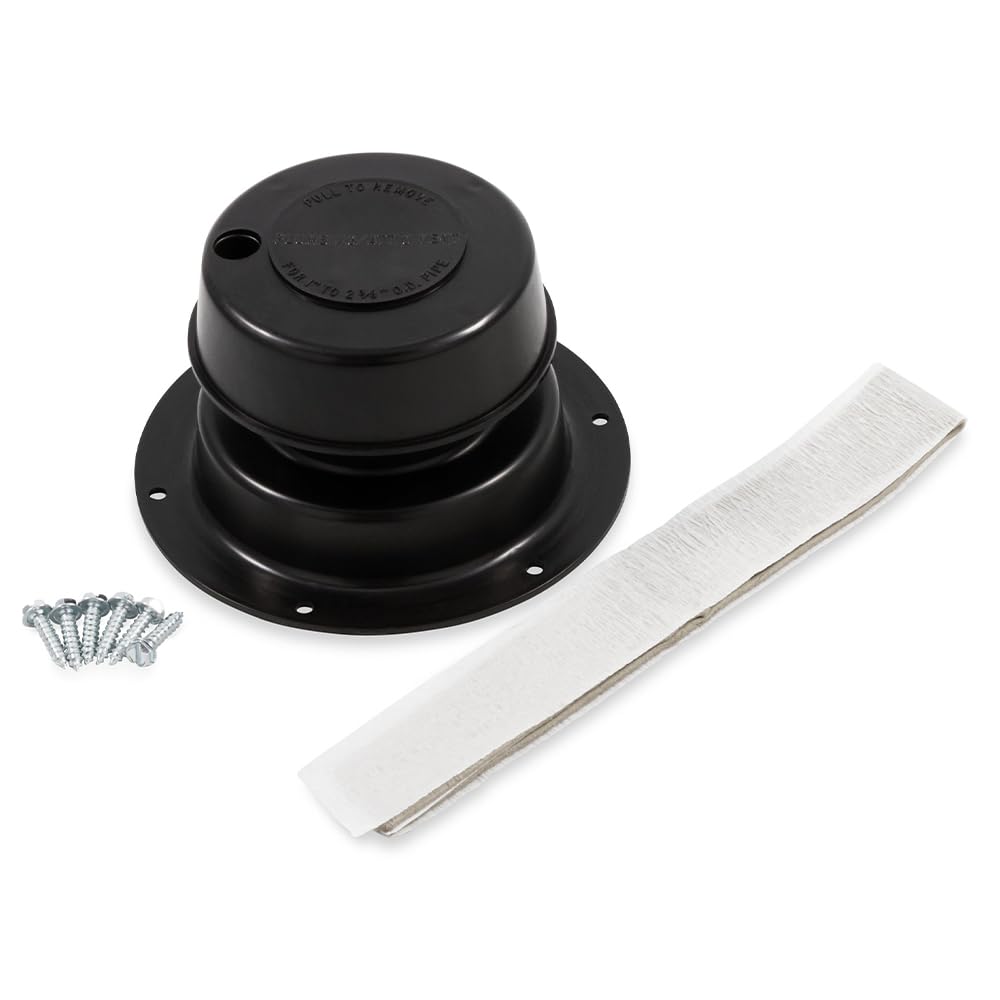 CAMCO 40138 PLUMBING VENT KIT BLACK