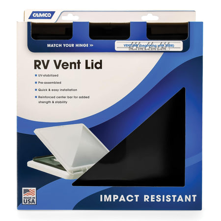 CAMCO 40176 VENT LID VENTLINE '08 UP BLACK