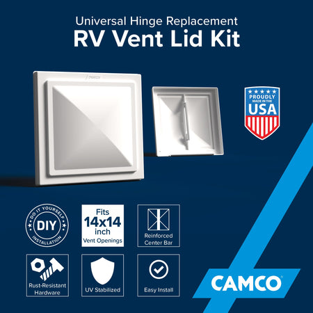 CAMCO 40195 UNIVERSAL RV VENT REPLACEMENT KIT