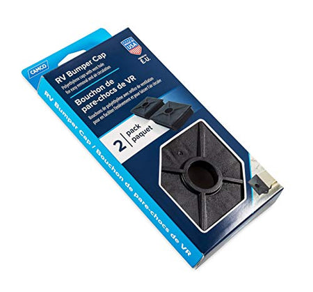 CAMCO 40303 4' BUMPER CAP-BLAK 2/CARD