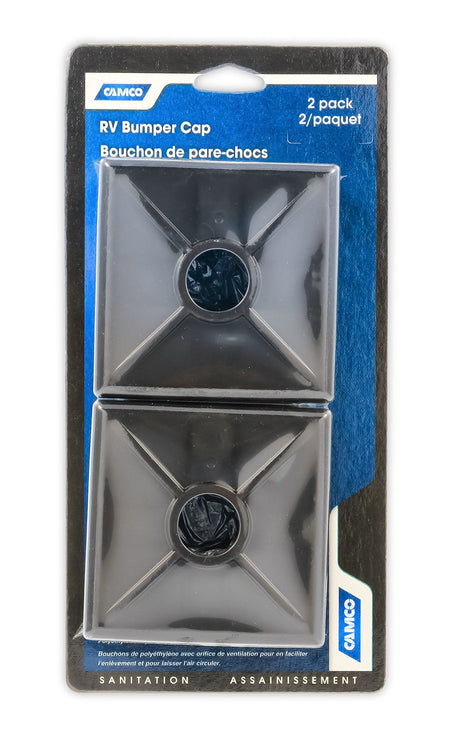 CAMCO 40303 4' BUMPER CAP-BLAK 2/CARD