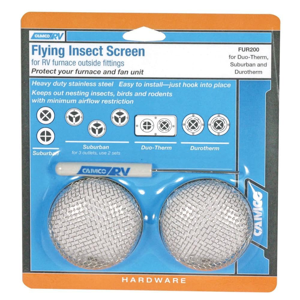 Camco 1W42141 - Stainless Steel Insect Screen RV & Camper