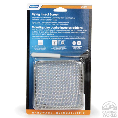 CAMCO 42150 Flying Insect Screen - WH 200,4.5 X 4.5 X 1.3, White RV & Camper