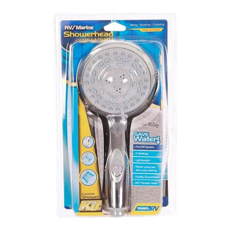 CAMCO 43713 RV Shower Head Kit with On/Off Switch and 60 Flexible Shower Hose (... RV & Camper