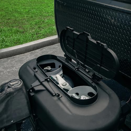 CAMCO 50512 Double RV Propane Tank Cover - 30 lb., Black RV & Camper