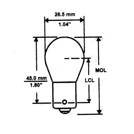 CAMCO 54788 #1141 BULBS 10/BOX