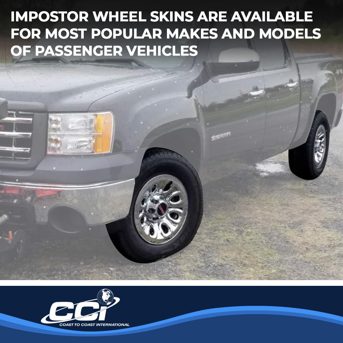 COAST2COAST IWCIMP64X IMP64X WS 99-13 SLVR SIER CHRM 17' 8 HOL Wheels & Tires