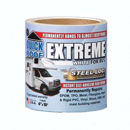 COFAIR PROD UBE410 ucts - - QUICK ROOF EXTREME - WHITE 4' X 10' RV & Camper