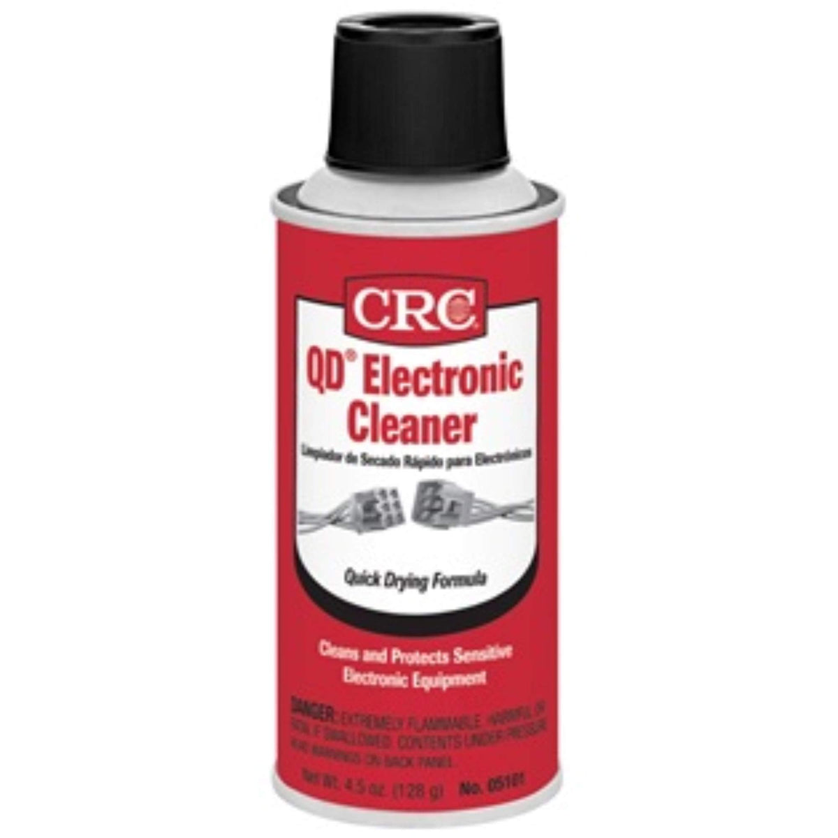 CRC 05101 QD Electronic Cleaner – 4.5 Wt. Oz., Plastic Safe Cleaner, Safe fo...