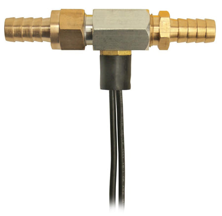 DERALE 15721 8AN x -8AN In-Line Fluid Thermostat,Silver