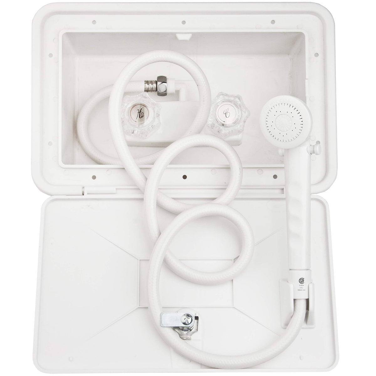 DURA FAUCET DFSA170WT EXTERIOR SHW BOX KITWHITE