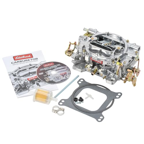 EDELBROCK 1407 Performer 750 CFM Square Bore 4-Barrel Air Valve Secondary Manual C...