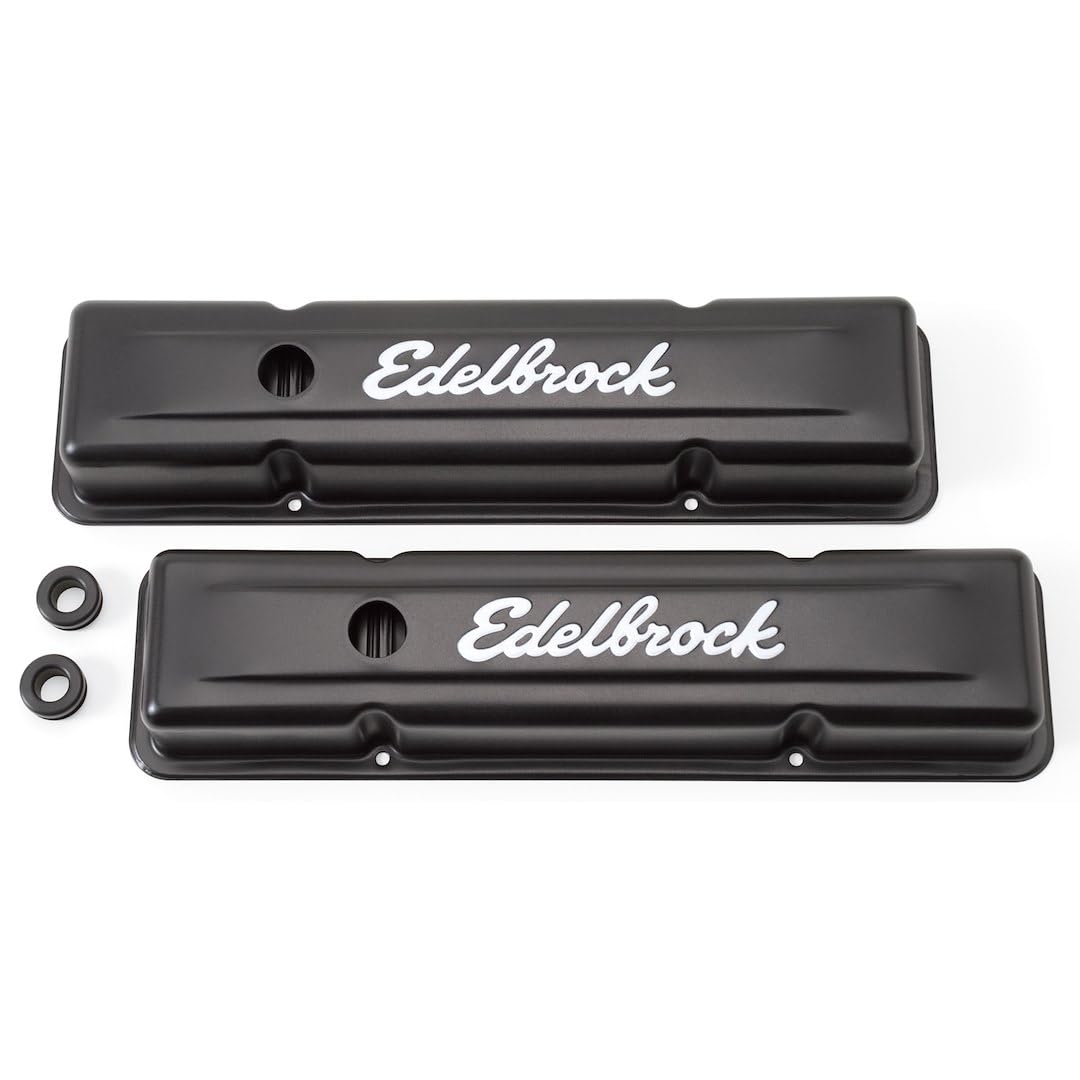 EDELBROCK EDL-4443 4443 Engine Valve Cover, Multi, One Size Engine & Performance