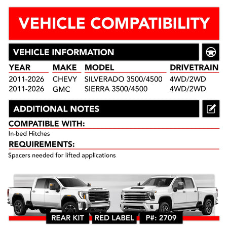 FIRESTONE 2709 CHEVY/GMC HD 2500/3500 - RED LABEL