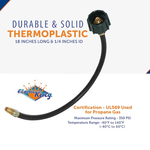 FLAME KING E18INPT 18' LP PIGTAIL BULK