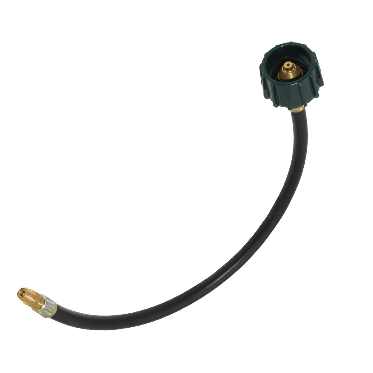 FLAME KING E18INPT 18-inch Pigtail Hose Connectors, 1/4 Male Inverted FLARE (NOT NPT) ...